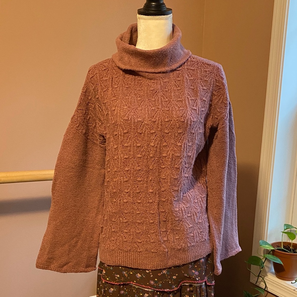 Lucky Brand Mauve Sweater M